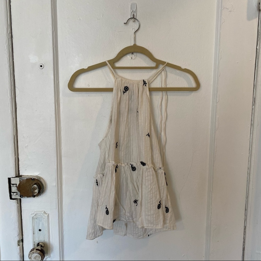 Zara Embroidered Top